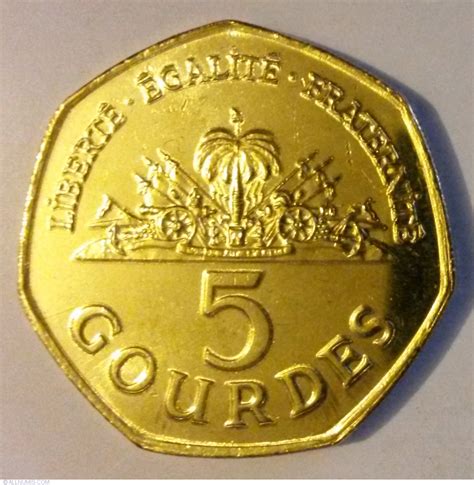 5 Gourdes 2011, Republic (2011-2020) - Haiti - Coin - 36771