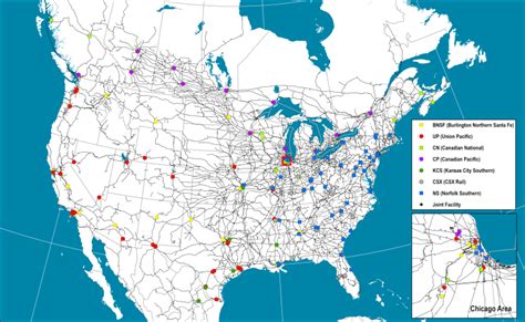 Ownership of North American Intermodal Rail Terminals | The Geography ...