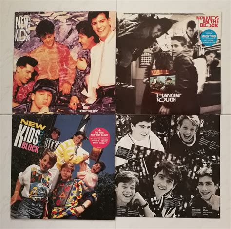 NKOTB new kids on the block original LP records, Hobbies & Toys, Music ...