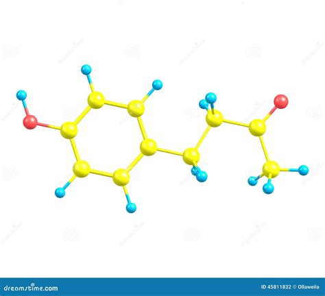 Raspberry Ketone, Chemical Formula And Skeletal Structure Vector ...