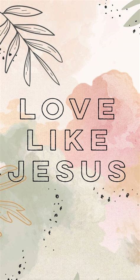 Download Cute Jesus Love Like Wallpaper | Wallpapers.com