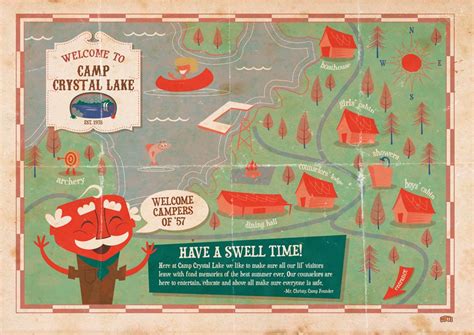 Friday the 13th Camp Crystal Lake Print