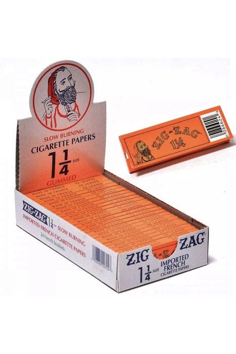 ZIG-ZAG Orange Slow burning Cigarette Rolling Papers | One Wholesale