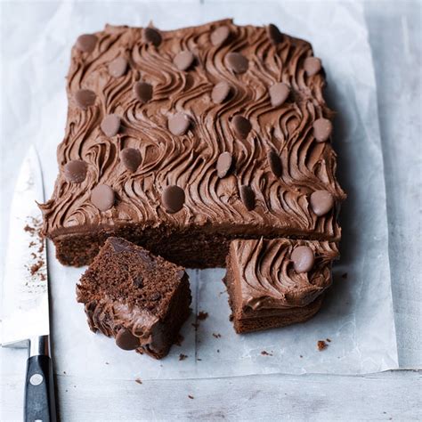 Quick Double-Chocolate Sheet Cake recipe | Epicurious.com