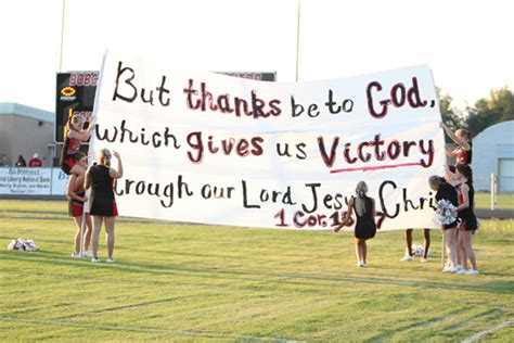 Texas school halts football bible banners - Freedom From Religion Foundation