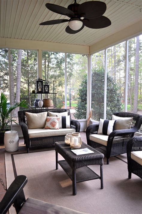 Home Tour | Porch furniture, Sunroom decorating, Screened porch designs