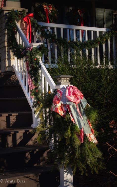 Farmhouse Christmas Porch - Whispering Pines Homestead