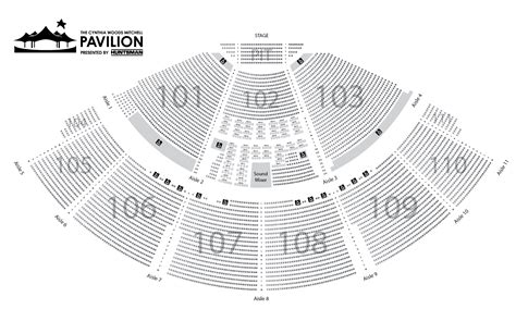 The Woodlands Pavilion Seating Chart and Section Guide