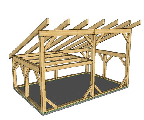 Barn Plans - Timber Frame HQ in 2023 | Shed roof, Timber frame homes ...