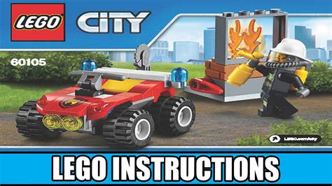 LEGO Instructions | City | 60105 | Fire ATV - YouTube