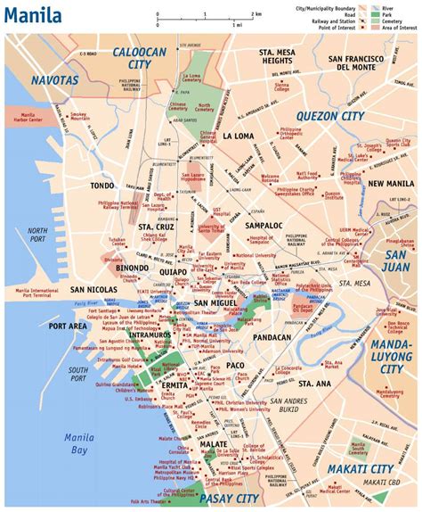 Large Manila Maps for Free Download and Print | High-Resolution and ...