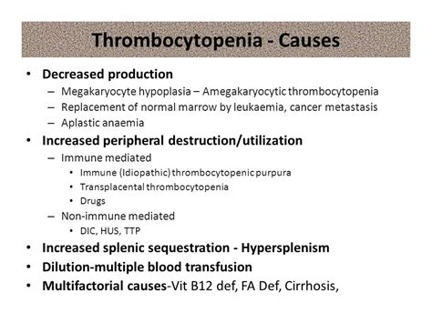 Antibiotic induced thrombocytopenia