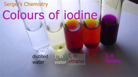 Potassium Iodide Solution Color