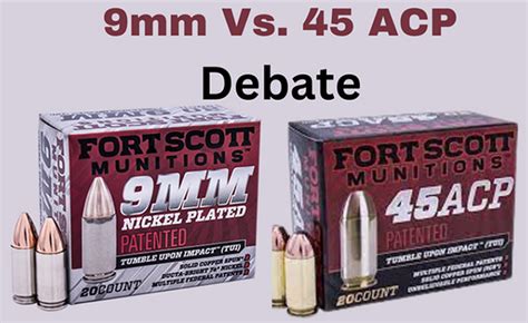 9mm vs 45 ACP (2024) - Know The Difference