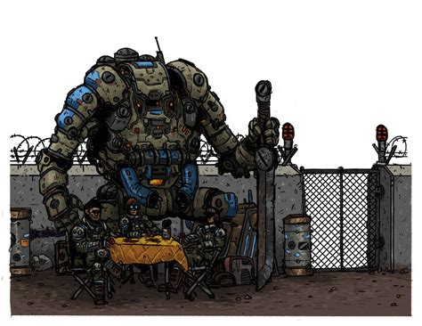 Gerd (slots closed) on Twitter | Sci fi art, Mech, Robots concept