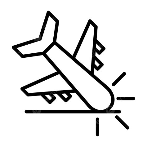 Plane Crash Drawing