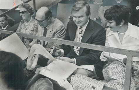 Conservative autographs. Mr. and Mrs. Robert Stanfield, left, seated ...