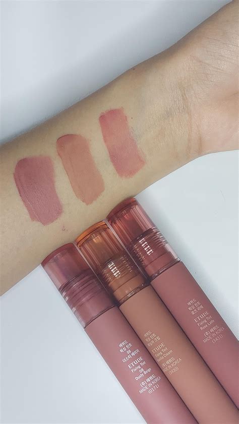 etude house fixing tint swatches : r/beautytalkph