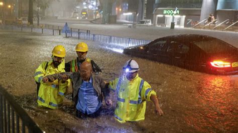 Hong Kong faces severe flooding due to heaviest rainfall in 140 years - The Upcut