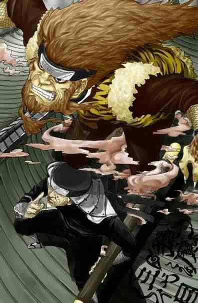 The Third Hokage Saturbi Summoning Monkey King Enma. | Anime naruto ...