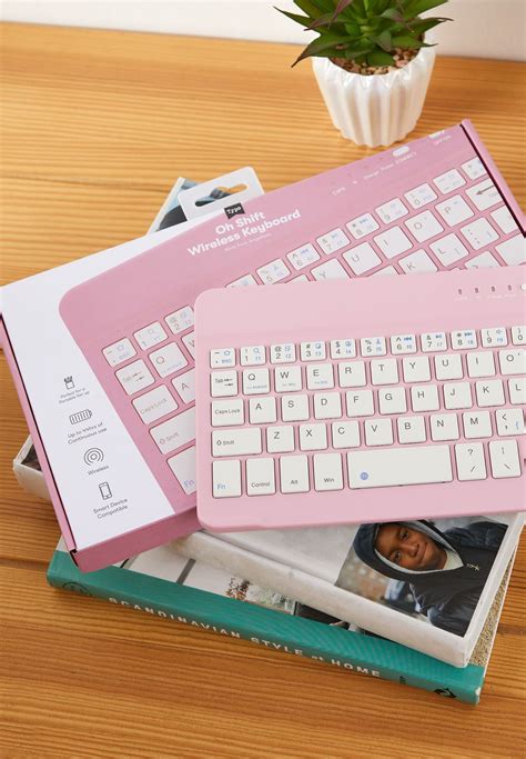 Buy Typo pink Pink Wireless Keyboard for Women in Kuwait city, other cities