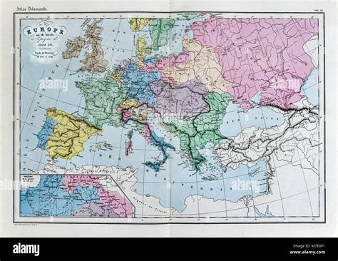 18th century europe map hi-res stock photography and images - Alamy