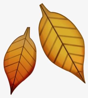 #emoji#leaves#nature - Falling Leaves Emoji, HD Png Download , Transparent Png Image - PNGitem