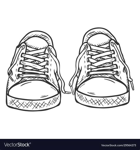 How To Draw Shoes From The Front View