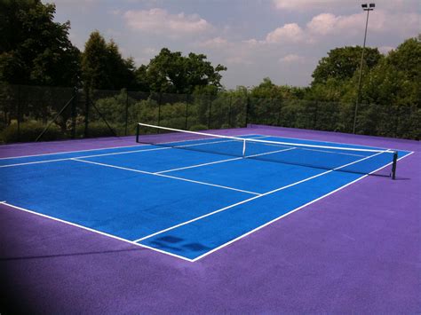 Tennis Court Surfacing - Sports and Safety Surfaces