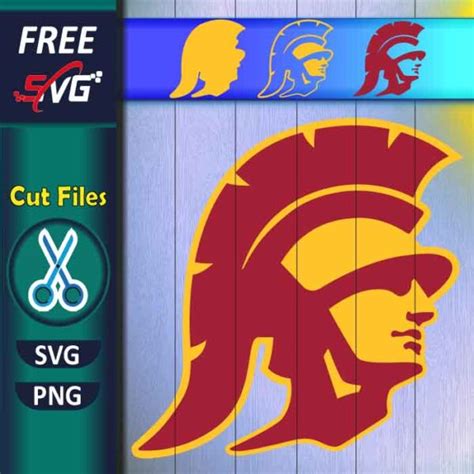 USC Trojans Helmet logo SVG free, USC trojan head logo | Free SVG FIles