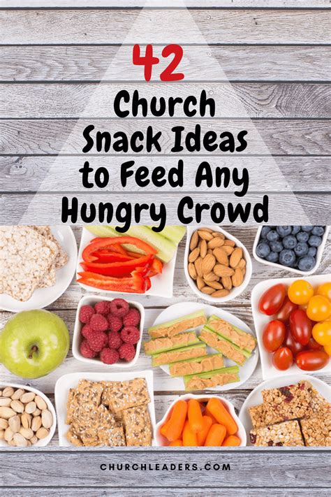 Church Snack Ideas: 42 Foods for Any Hungry Crowd | Healthy snacks, Study snacks, Snacks