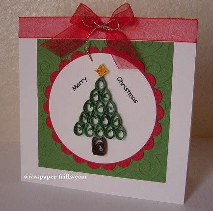 Paper Frills Handmade Cards: Quilled Christmas cards