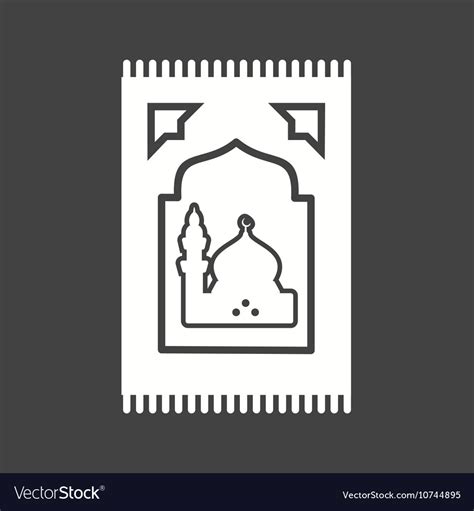 Prayer Rug Royalty Free Vector Image - VectorStock