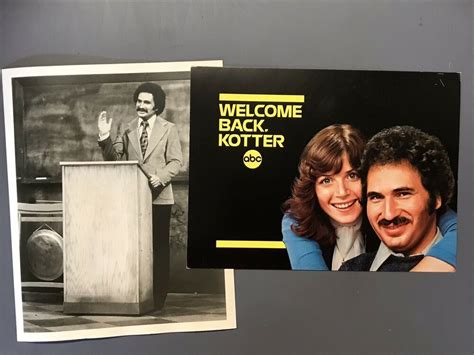 HTF ORIGINAL Welcome Back Kotter ABC Promo Card & Photo Gabe Kaplan ...