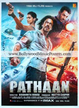 Pathan poster: Buy Shahrukh Khan movie poster SRK Bollywood Hindi film