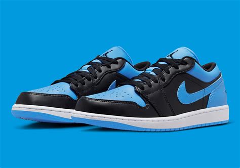 Air Jordan 1 Low Black University Blue 553558-041 | SneakerNews.com