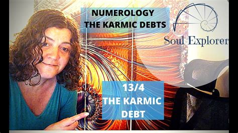 Numerology - Karmic Debt 13/4 - YouTube