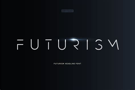 Futurism Headline Font By Artyway | TheHungryJPEG