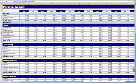 best personal finance spreadsheet — excelxo.com