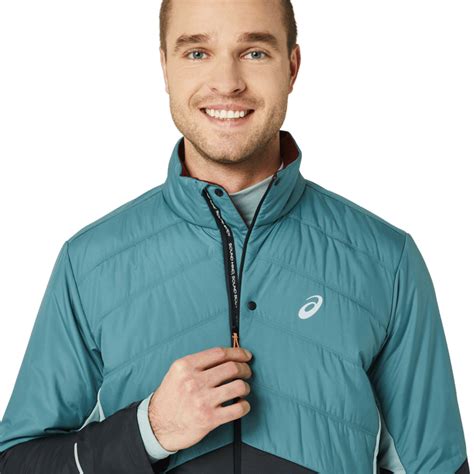 Asics Men's Winter Run Jacket Foggy Teal/Graphite Grey | Buy Asics Men's Winter Run Jacket Foggy ...