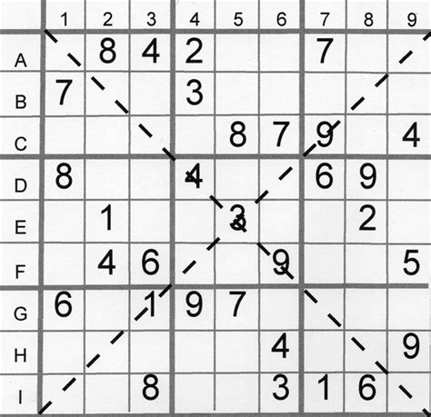 Diagonal sudoku puzzles - glopkits