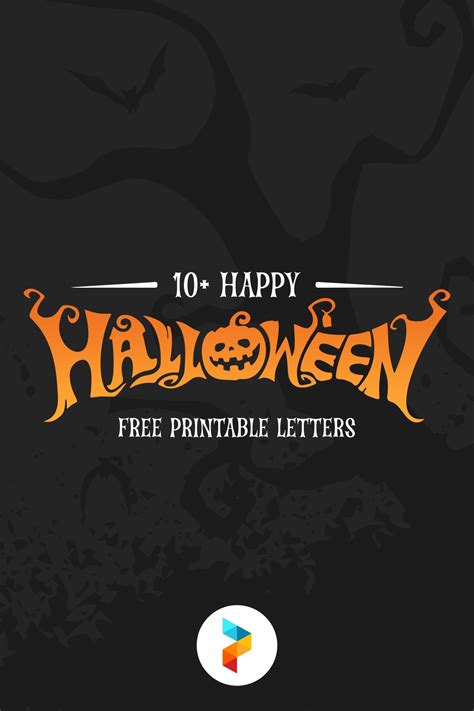 Halloween Letters Printable