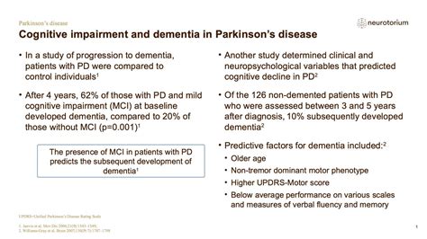 Parkinsons Disease - Course, Natural History and Prognosis - Neurotorium