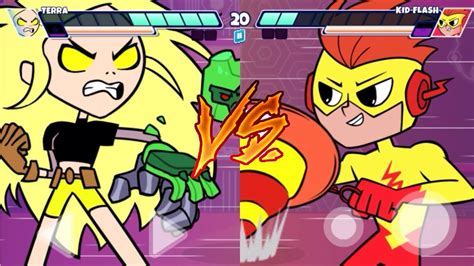 Teen Titans Go Jump Jousts 2 Terra Vs Kid Flash Who Win ? | Cartoon ...