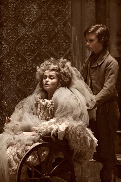 Great Expectations: Helena Bonham Carter as Miss Havisham and Toby ...