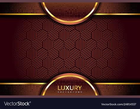 Golden brown luxurious elegant background Vector Image