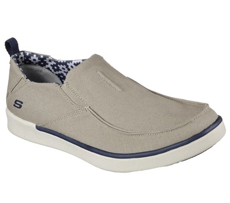 Skechers Men's Lented Canvas Slip-On - Tan