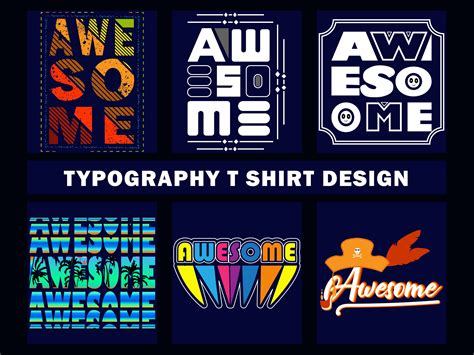 TYPOGRAPHY T SHIRT DESIGN on Behance