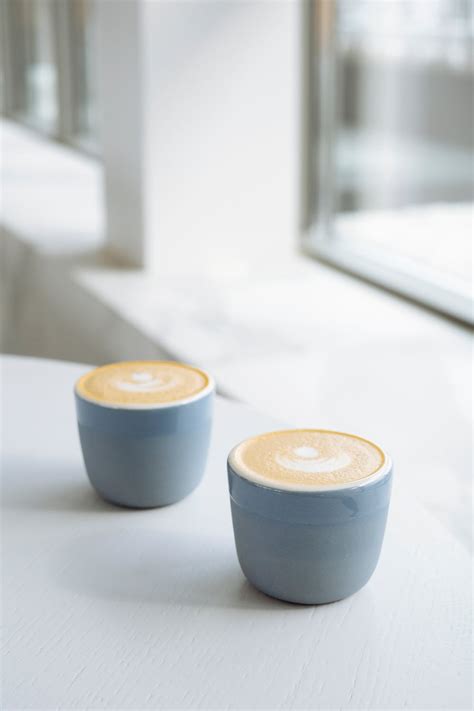 Photo of Blue Cups with Coffee · Free Stock Photo