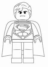 Lego Superman Standing coloring Page  Download Print Or Color Online sketch template